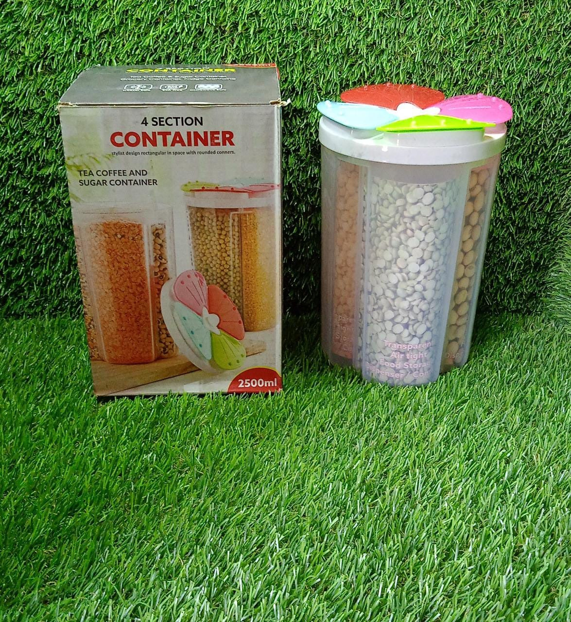 2822 4 Section Storage containers airtight Transparent Food Plastic Storage Container DeoDap 2822 4 Section Storage containers airtight Transparent Food Plastic Storage Container DeoDap